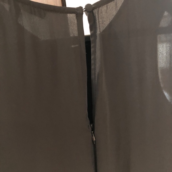 BCBG Paris Peplum Sheath Dress - Blue & Black Size 4 - Picture 7 of 10